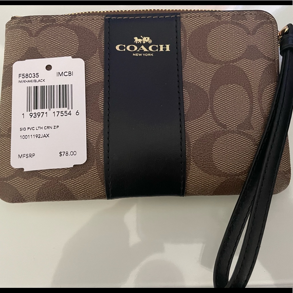 Brand New Coach Signature Wristlet